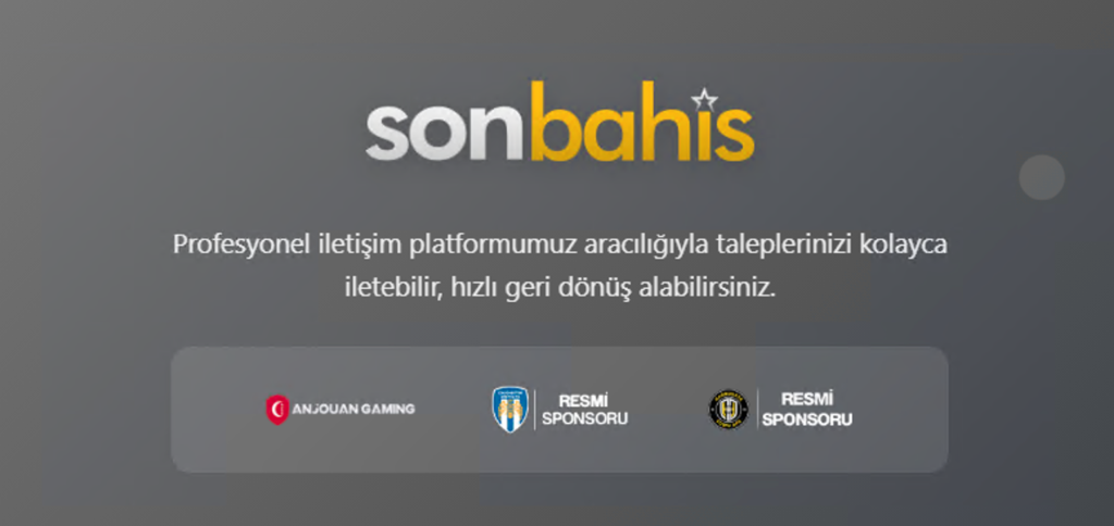 Sonbahis İletişim